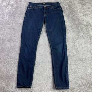 Hudson Jeans Women's 26 Blue Skinny Low Rise Dark Denim Stretch Krista